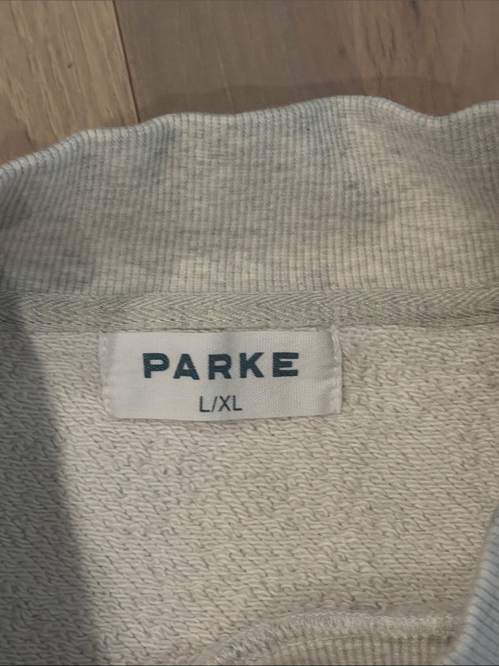 Like New Parke Mockneck L/XL French Terry - Picture 3 of 4
